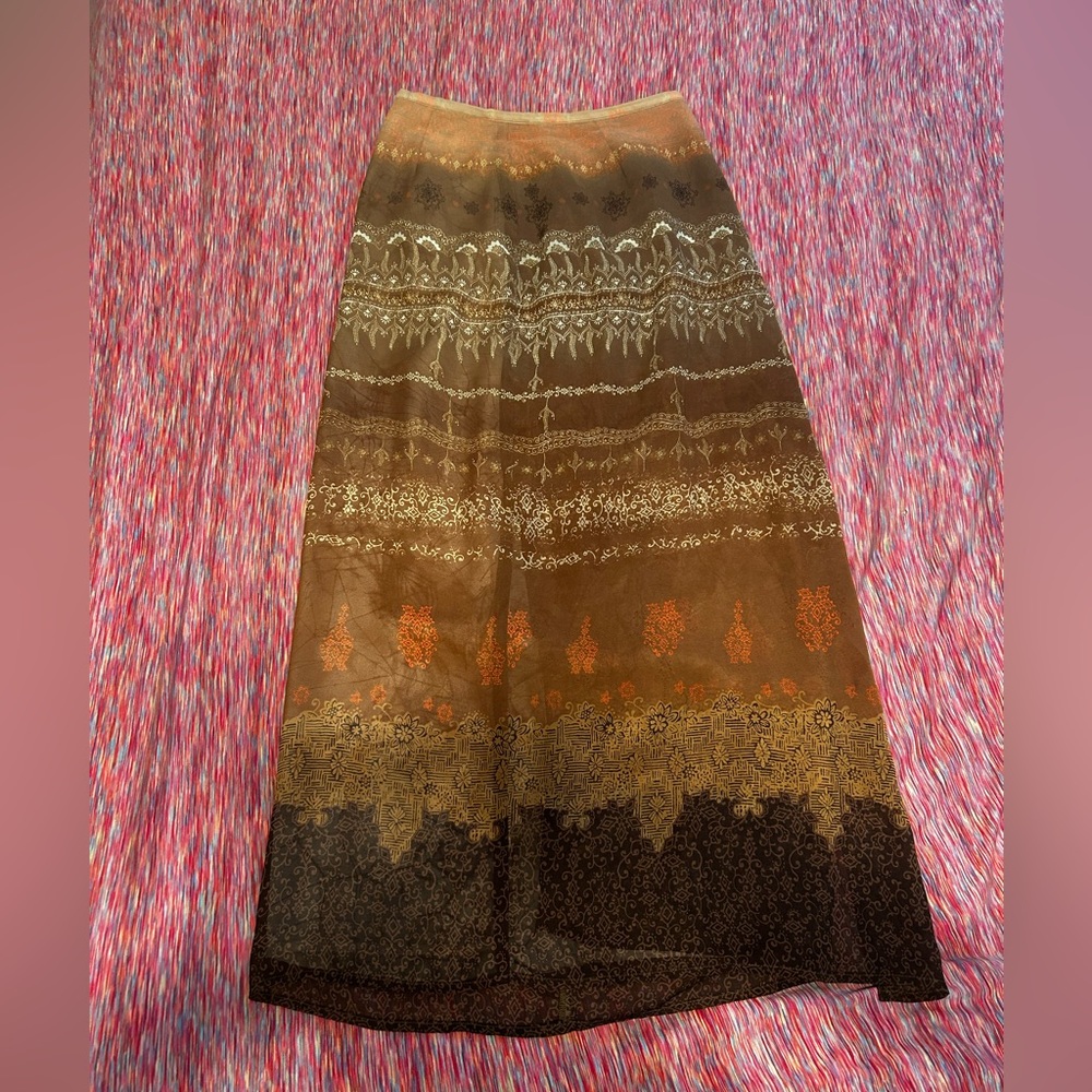Worthington Earthy Tones Maxi Skirt